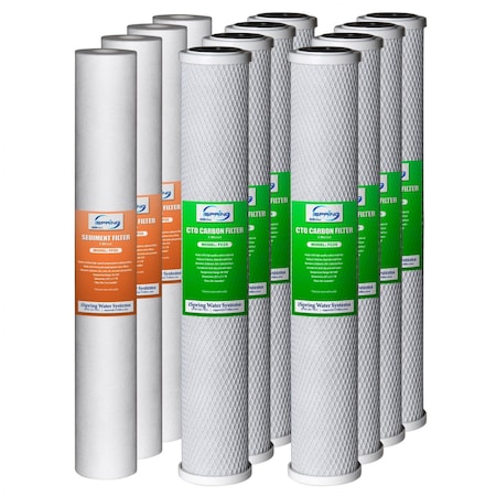 Ispring Replacement Cartridges for WCB32O and WCB32C 12PK F12WCB32